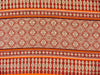 Zafu - Rouge avec motif orange